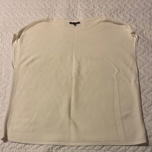 Lafayette 148 New York Ivory Knit Top